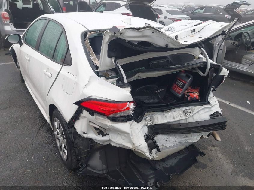 2020 Toyota Corolla Le VIN: 5YFEPRAE7LP011362 Lot: 43950809