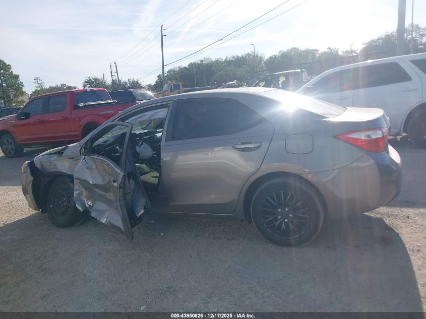 2016 Toyota Corolla Le VIN: 2T1BURHE3GC618124 Lot: 43950826