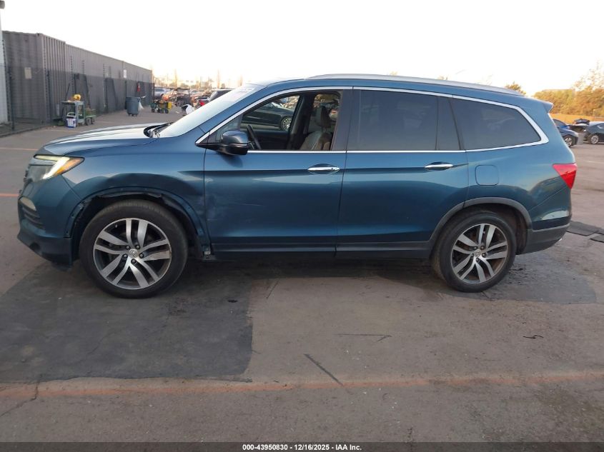 2016 Honda Pilot Touring VIN: 5FNYF5H90GB008225 Lot: 43950830