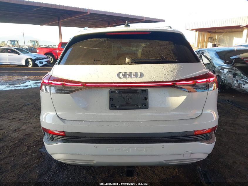 2023 Audi Q4 E-Tron Premium Plus 40 Rwd VIN: WA1BCBFZ0PP028345 Lot: 43950831