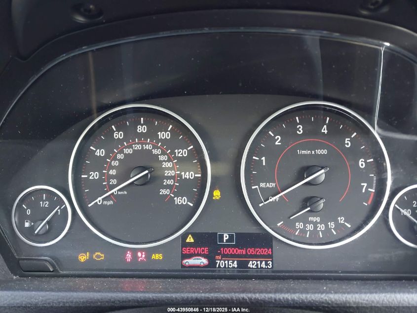 2017 BMW 330I xDrive VIN: WBA8D9G56HNU59395 Lot: 43950846