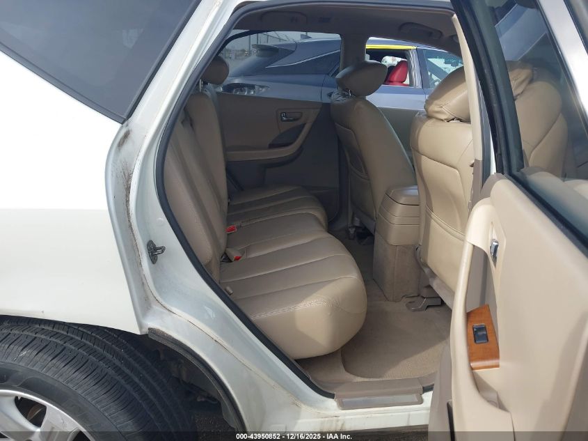 2006 Nissan Murano Sl VIN: JN8AZ08T86W400830 Lot: 43950852