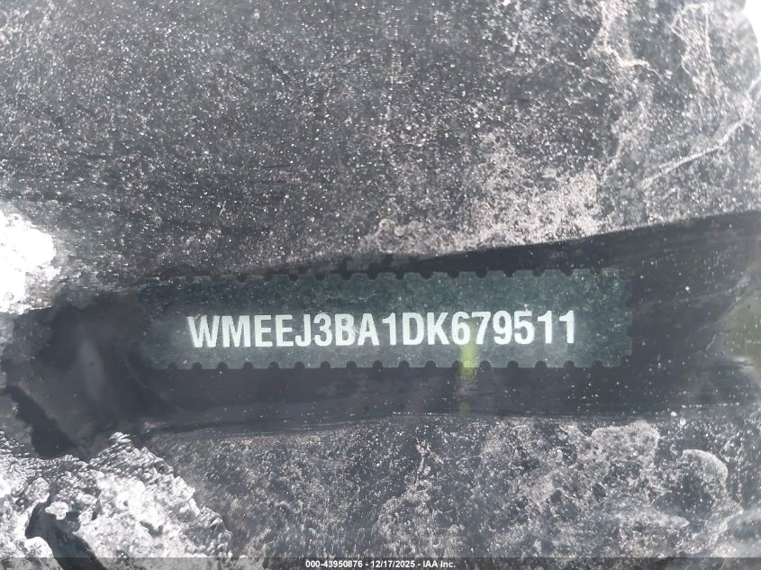 2013 Smart Fortwo Passion VIN: WMEEJ3BA1DK679511 Lot: 43950876