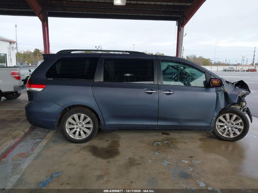 2013 Toyota Sienna Limited V6 7 Passenger VIN: 5TDYK3DC8DS331706 Lot: 43950877
