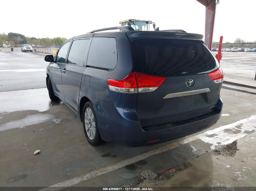 2013 Toyota Sienna Limited V6 7 Passenger VIN: 5TDYK3DC8DS331706 Lot: 43950877