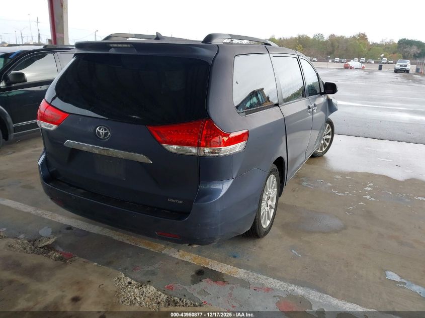 2013 Toyota Sienna Limited V6 7 Passenger VIN: 5TDYK3DC8DS331706 Lot: 43950877