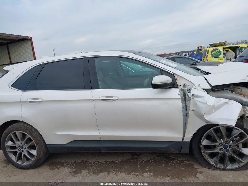 2015 Ford Edge Titanium VIN: 2FMTK3K96FBB73125 Lot: 43950878