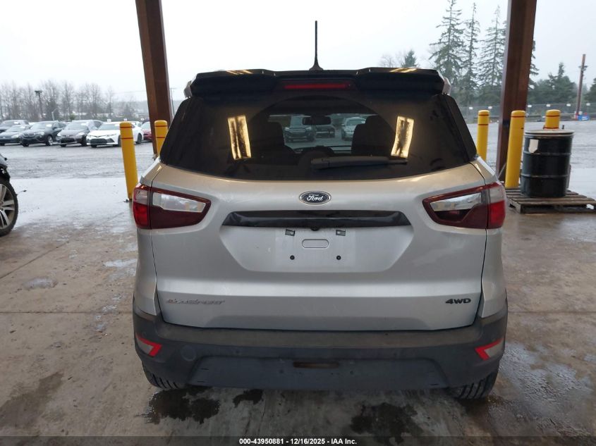 2021 Ford Ecosport Ses VIN: MAJ6S3JL1MC412310 Lot: 43950881