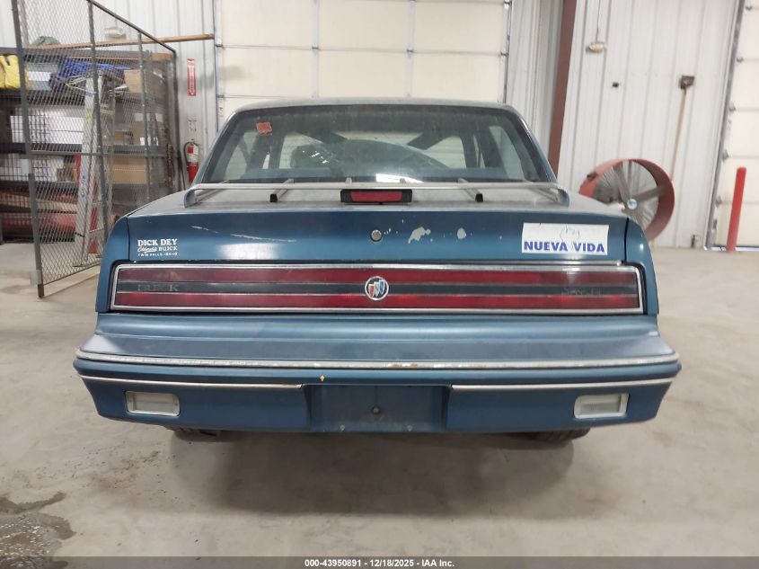 1991 Buick Skylark Custom VIN: 1G4NC54U9MM216060 Lot: 43950891