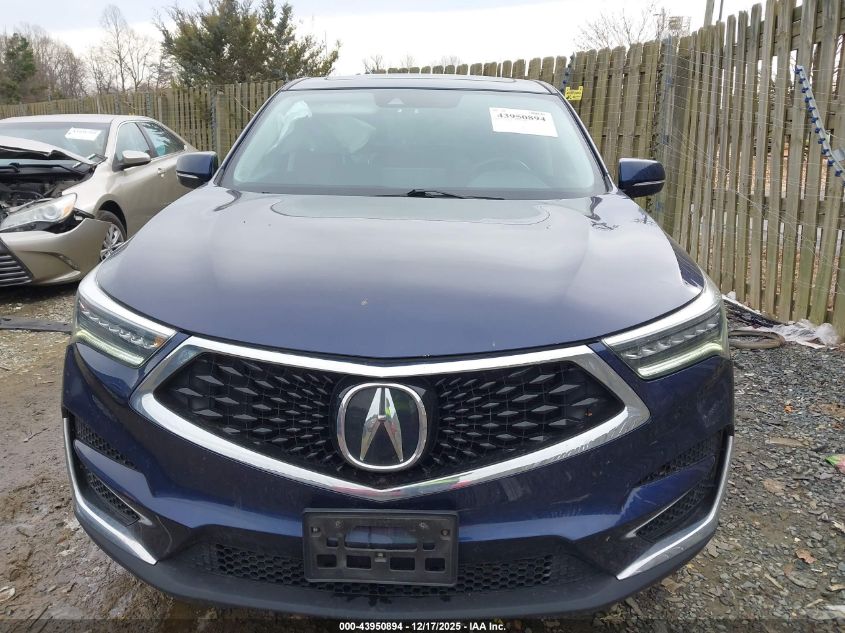 2019 Acura Rdx Standard VIN: 5J8TC2H31KL044042 Lot: 43950894