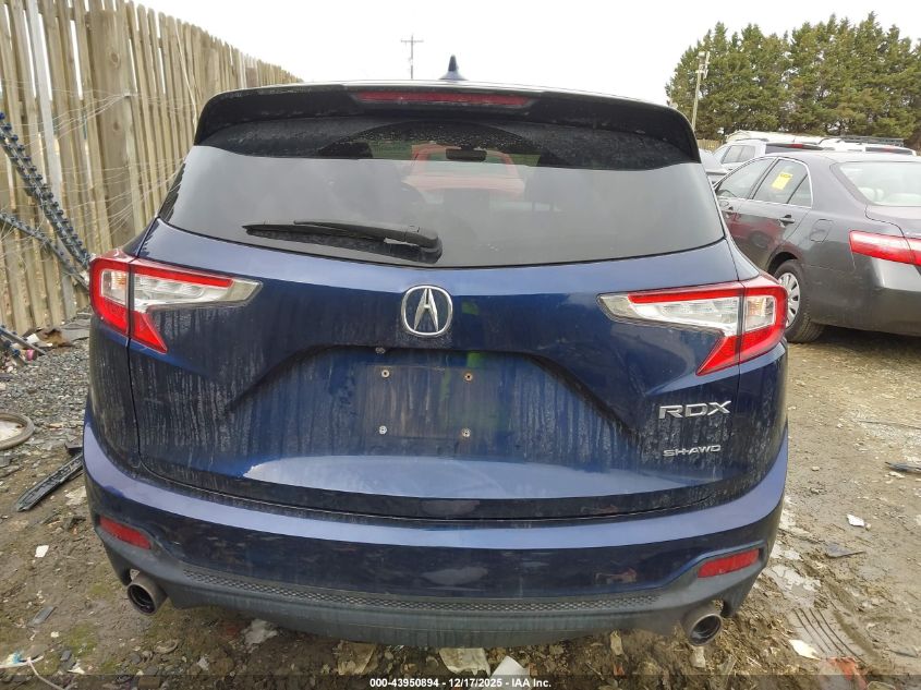 2019 Acura Rdx Standard VIN: 5J8TC2H31KL044042 Lot: 43950894