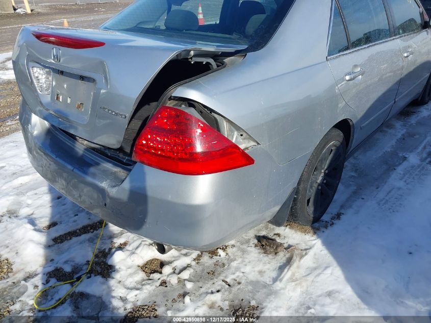 2007 Honda Accord 2.4 Lx VIN: 3HGCM56487G708383 Lot: 43950898