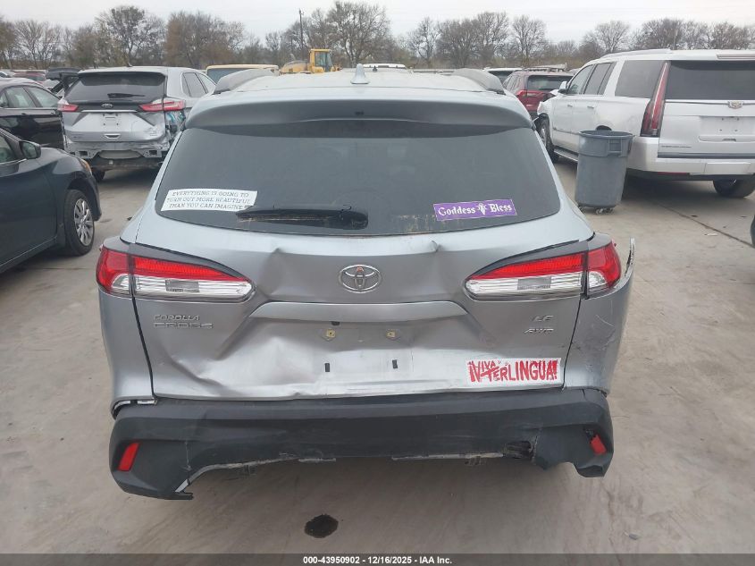 2022 Toyota Corolla Cross Le VIN: 7MUCAABG2NV024451 Lot: 43950902