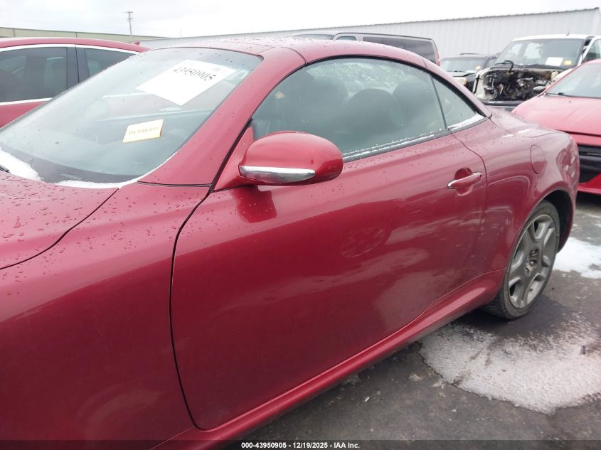 2006 Lexus Sc 430 VIN: JTHFN48Y469003175 Lot: 43950905