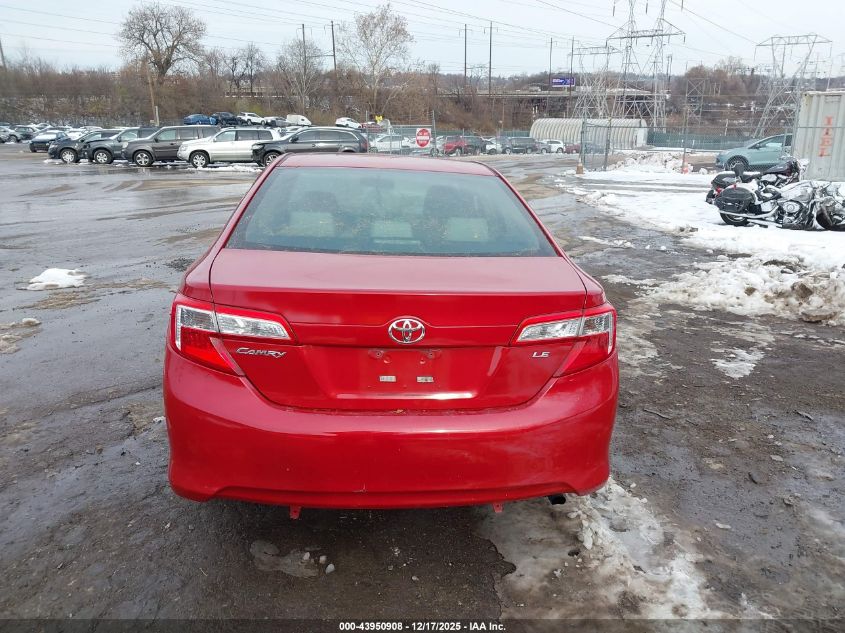 2012 Toyota Camry Le VIN: 4T1BF1FK0CU586939 Lot: 43950908