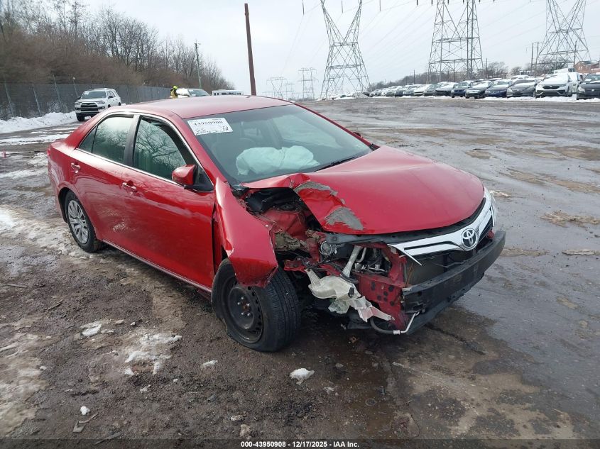 2012 Toyota Camry Le VIN: 4T1BF1FK0CU586939 Lot: 43950908