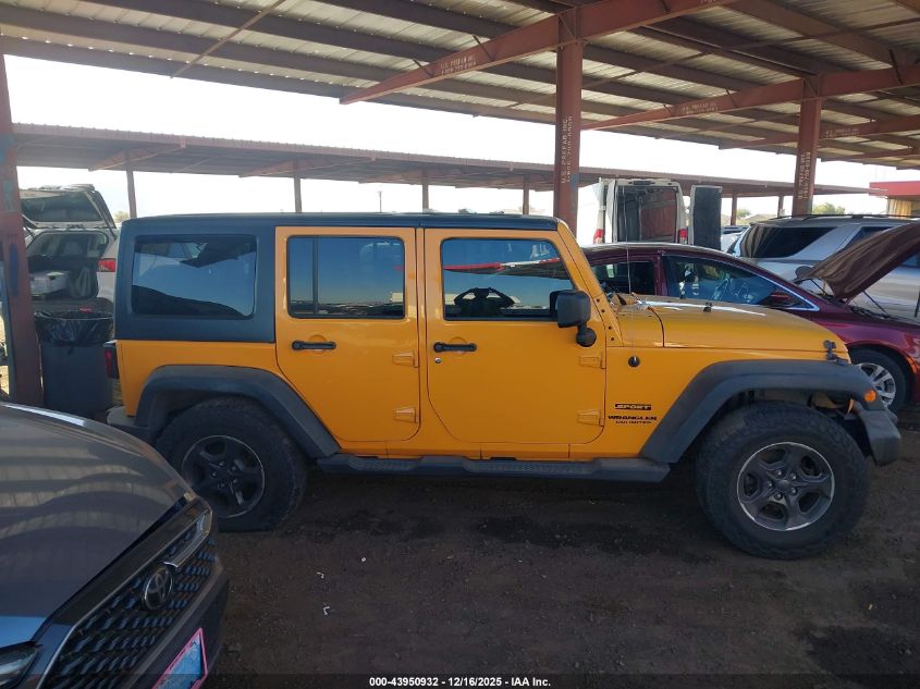 2012 Jeep Wrangler Unlimited Sport VIN: 1C4BJWDG4CL232748 Lot: 43950932