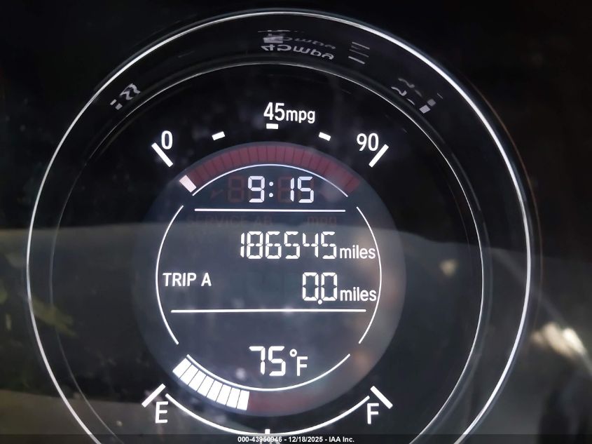 2017 Honda Hr-V Ex VIN: 3CZRU5H59HM710333 Lot: 43950946