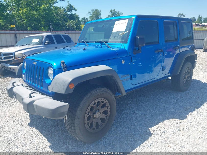 2016 Jeep Wrangler Unlimited Sport 1C4BJWDG4GL307017 photo 1