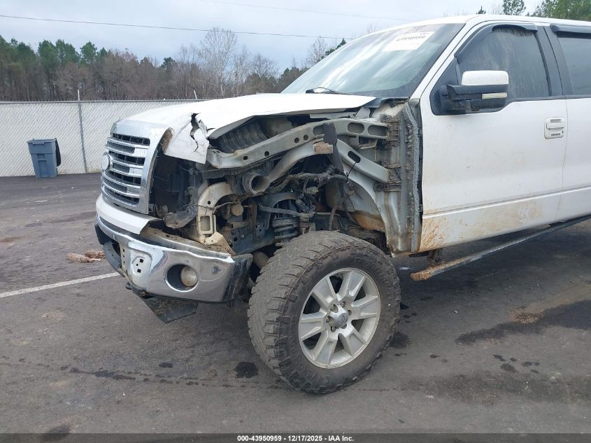 2013 Ford F-150 Lariat VIN: 1FTFW1E6XDFC02634 Lot: 43950959