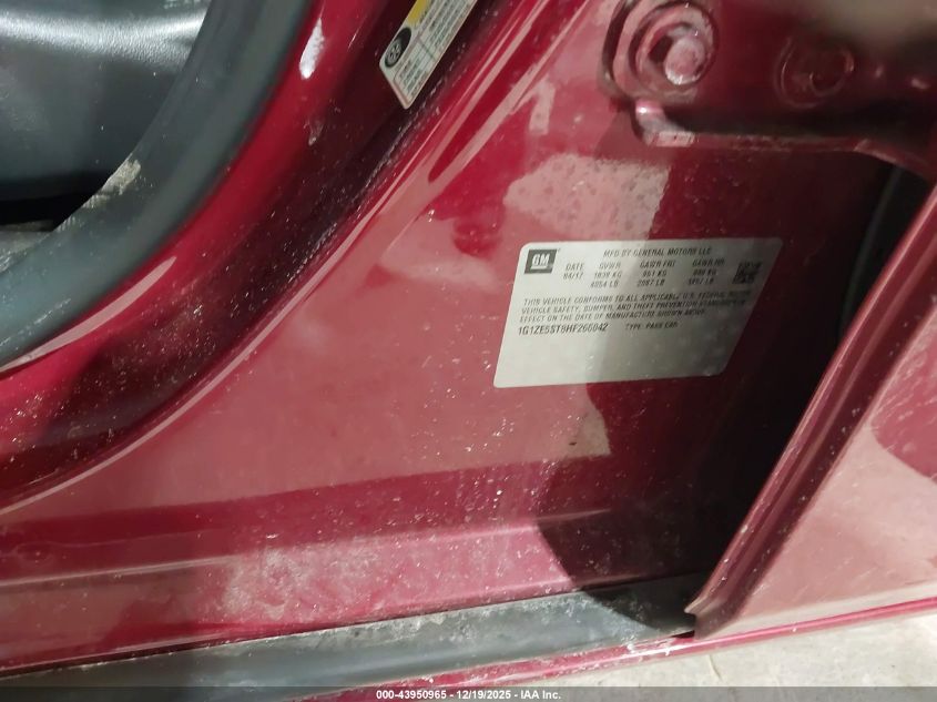 2017 Chevrolet Malibu 1Lt VIN: 1G1ZE5ST8HF266042 Lot: 43950965