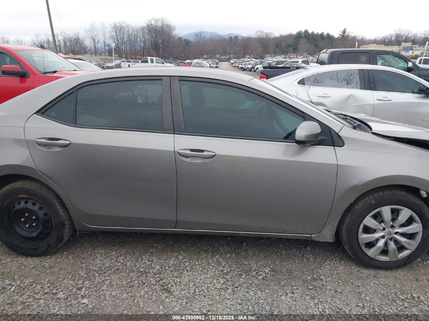 2015 Toyota Corolla Le VIN: 2T1BURHE9FC234959 Lot: 43950982