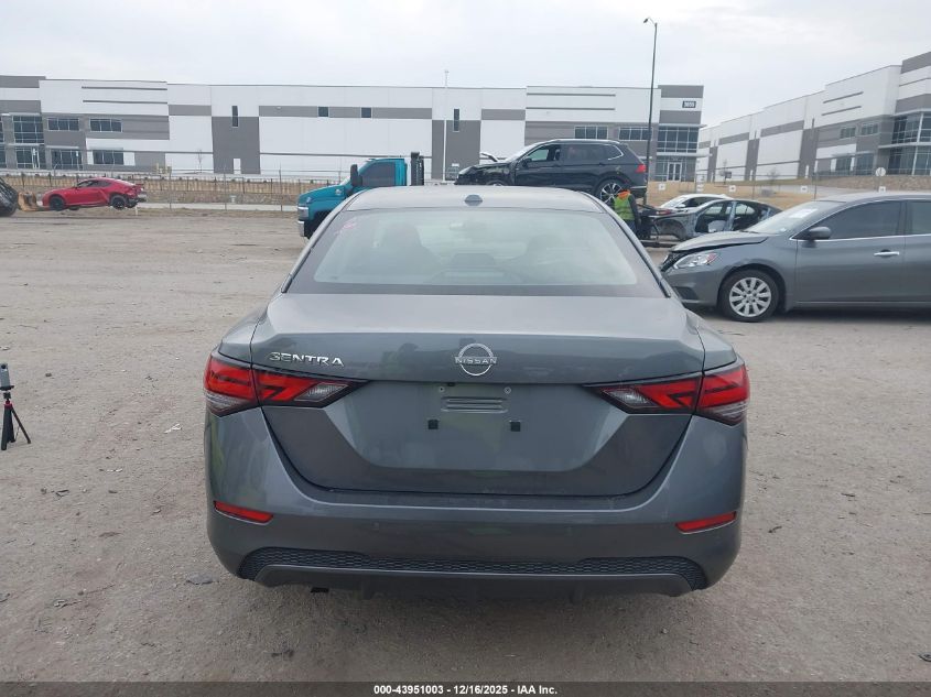 2025 Nissan Sentra Sv VIN: 3N1AB8CV9SY206045 Lot: 43951003
