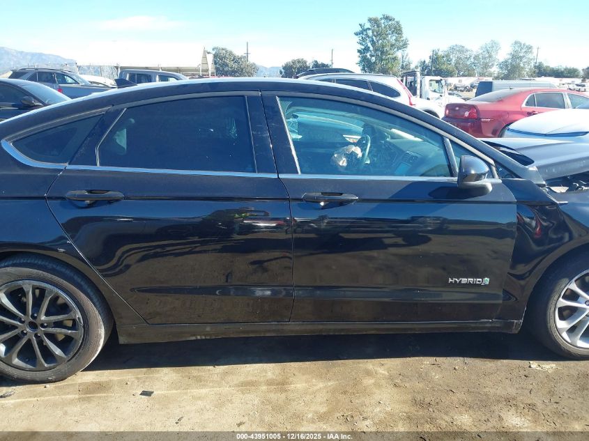 2019 Ford Fusion Hybrid Se VIN: 3FA6P0LU9KR271569 Lot: 43951005