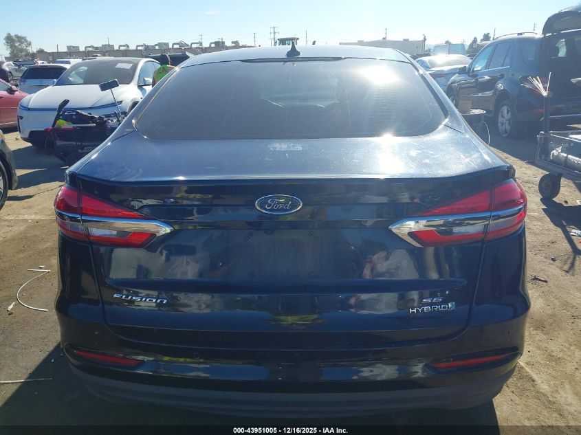 2019 Ford Fusion Hybrid Se VIN: 3FA6P0LU9KR271569 Lot: 43951005