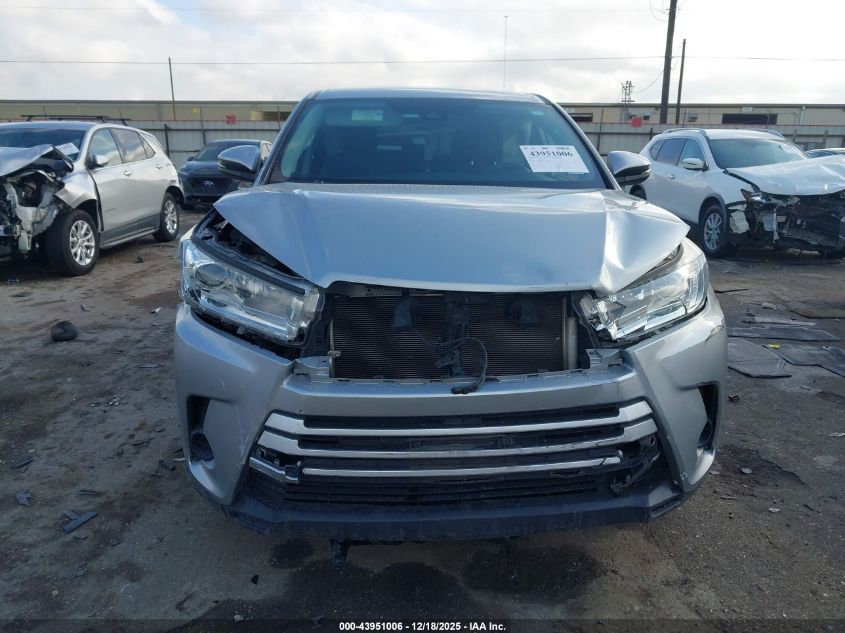 2019 Toyota Highlander Le VIN: 5TDZARFH4KS059798 Lot: 43951006