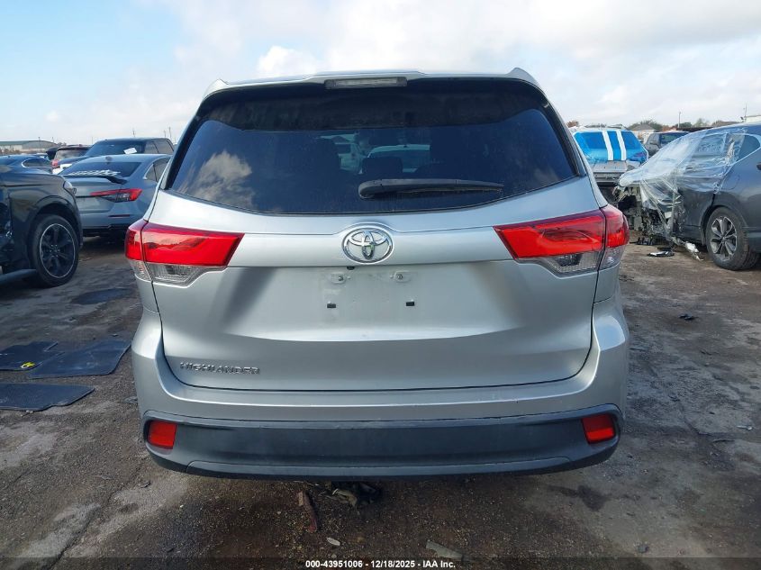 2019 Toyota Highlander Le VIN: 5TDZARFH4KS059798 Lot: 43951006