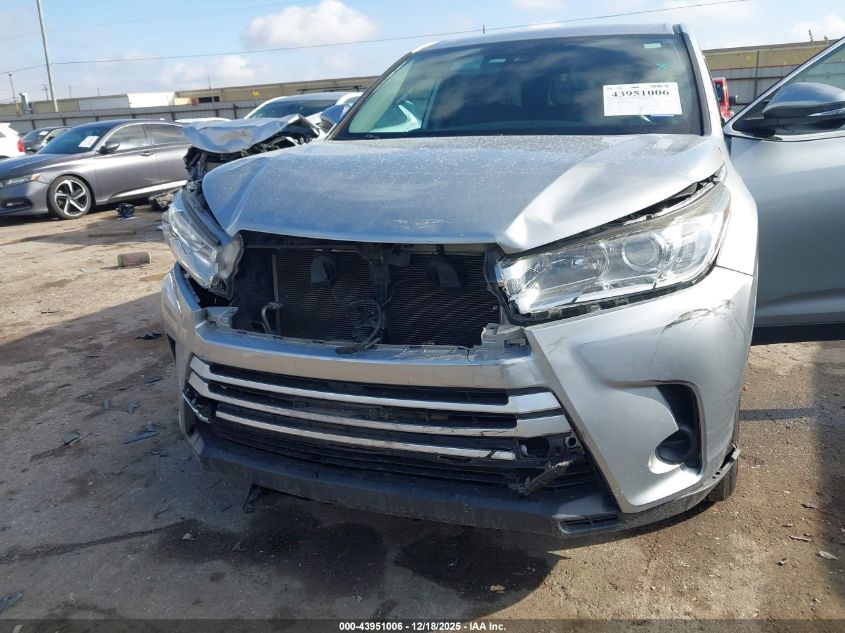 2019 Toyota Highlander Le VIN: 5TDZARFH4KS059798 Lot: 43951006