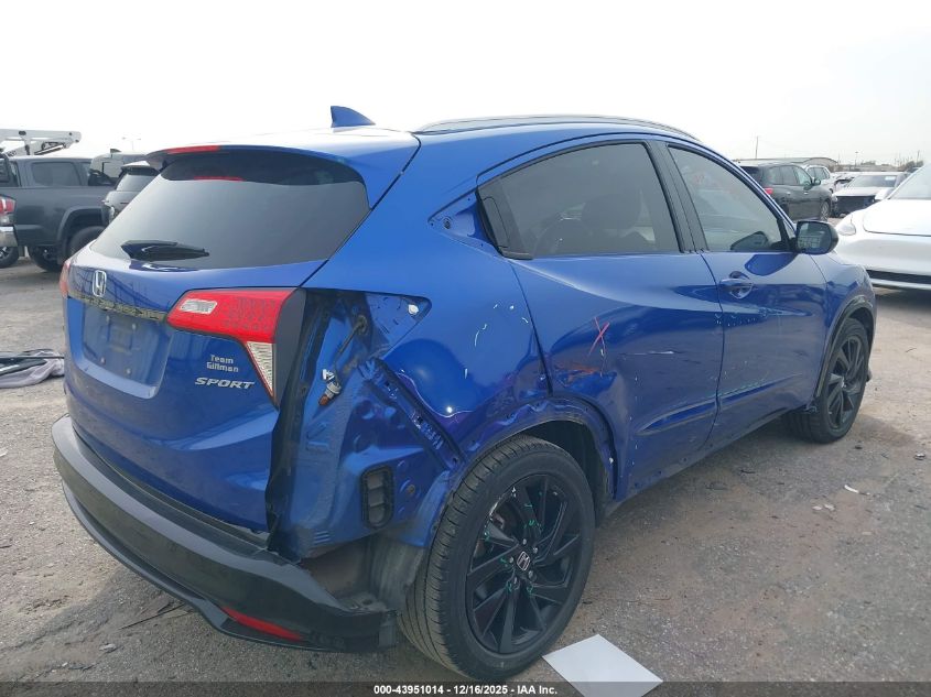 2022 Honda Hr-V 2Wd Sport VIN: 3CZRU5H11NM734005 Lot: 43951014