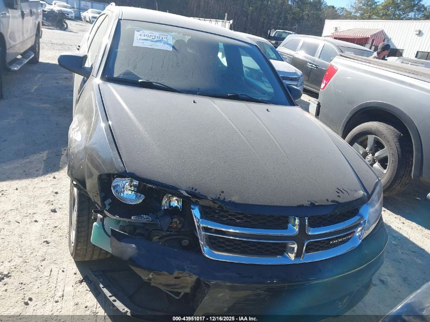 2014 Dodge Avenger Se VIN: 1C3CDZAG0EN165319 Lot: 43951017
