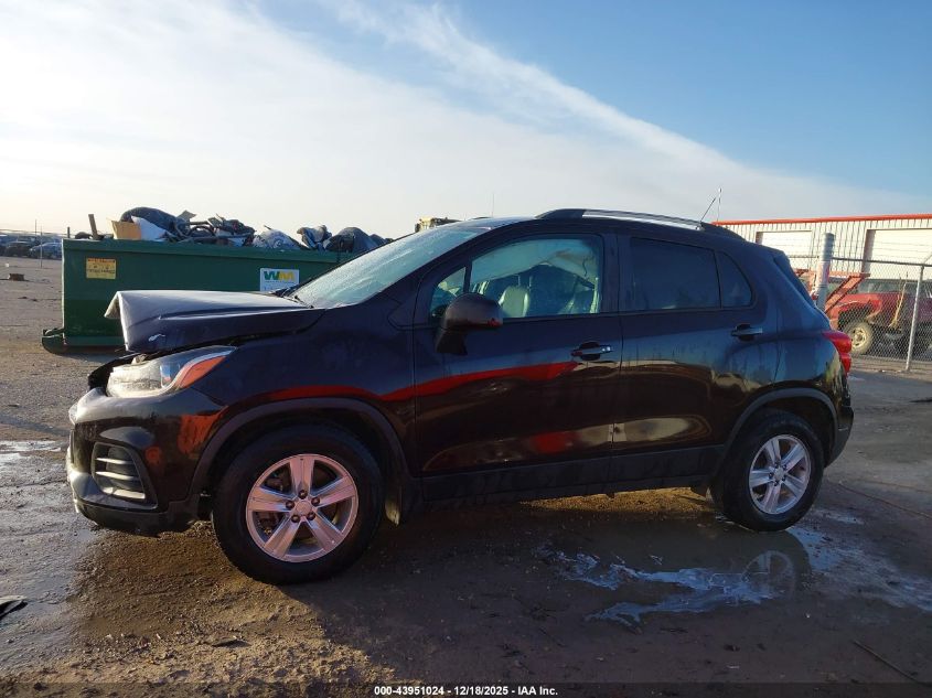 2021 Chevrolet Trax Fwd Lt VIN: KL7CJLSM7MB368422 Lot: 43951024