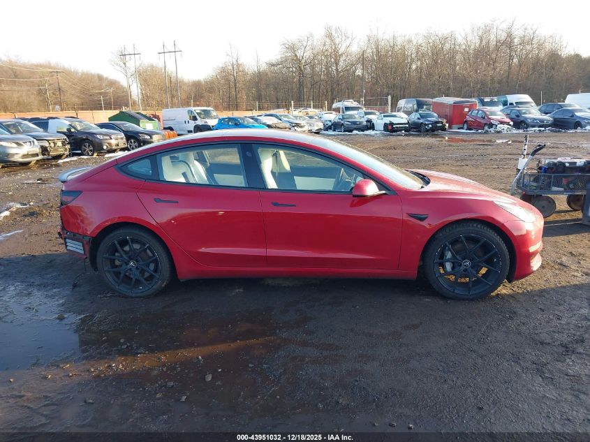 2018 Tesla Model 3 Long Range/Performance VIN: 5YJ3E1EBXJF097578 Lot: 43951032