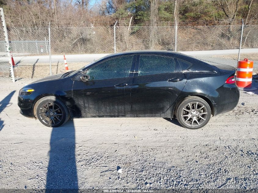 2013 Dodge Dart Sxt VIN: 1C3CDFBA4DD336120 Lot: 43951034