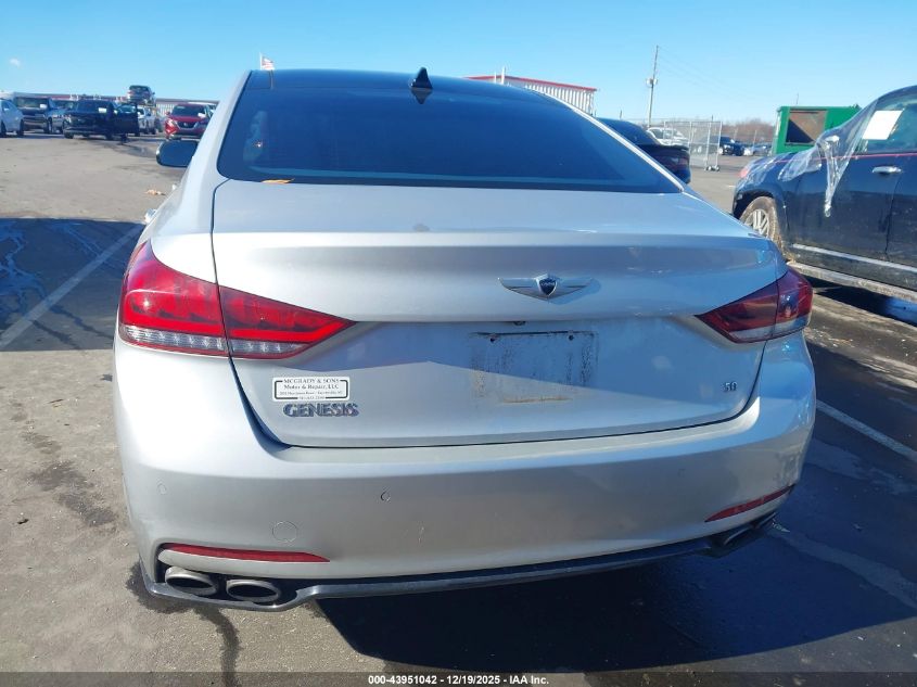 2015 Hyundai Genesis 5.0 VIN: KMHGN4JF0FU027593 Lot: 43951042