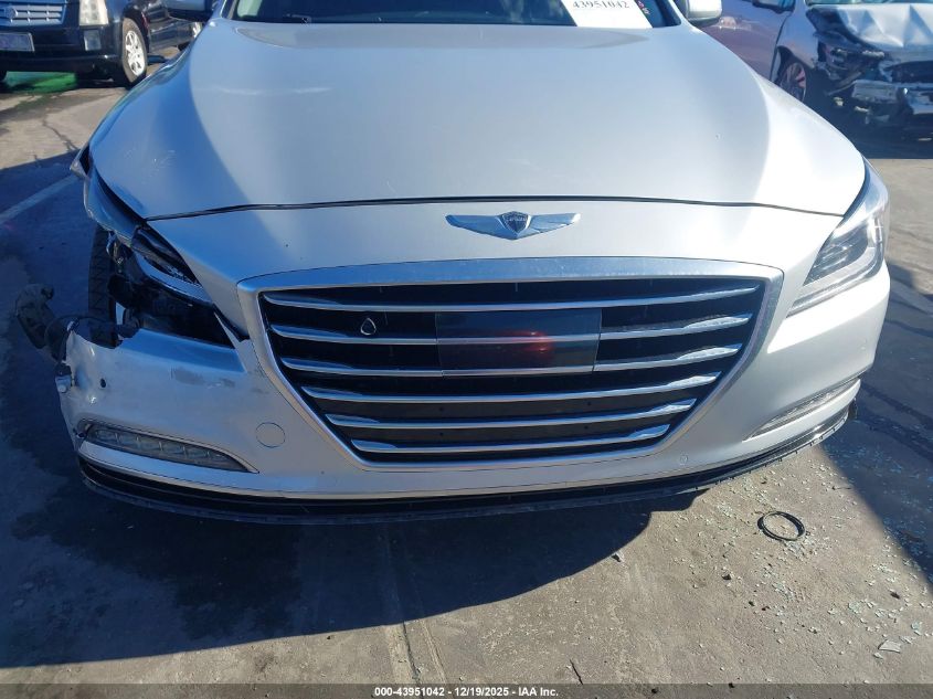 2015 Hyundai Genesis 5.0 VIN: KMHGN4JF0FU027593 Lot: 43951042
