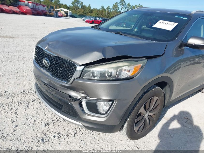 2017 Kia Sorento 2.0T Ex VIN: 5XYPH4A17HG278437 Lot: 43951043