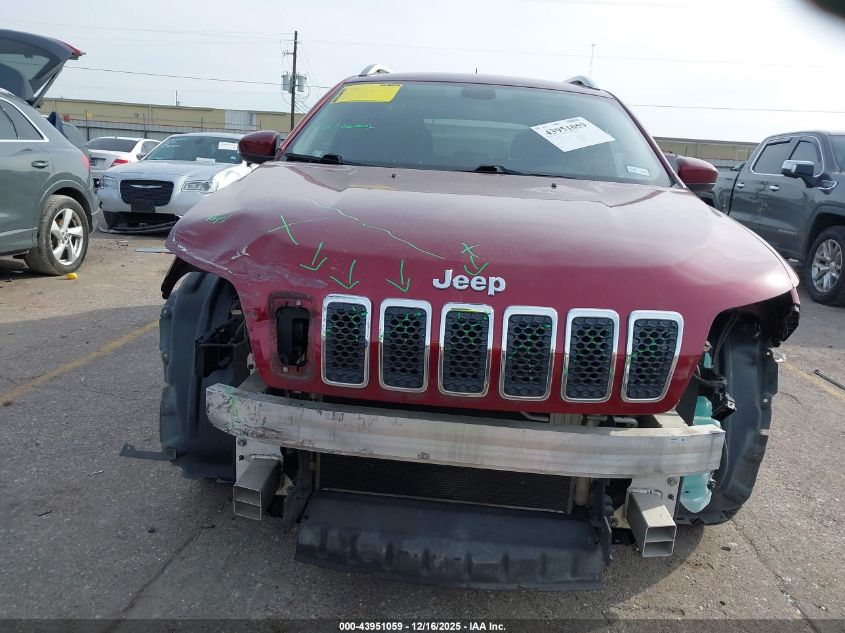 2019 Jeep Cherokee Latitude Fwd VIN: 1C4PJLCB1KD114658 Lot: 43951059