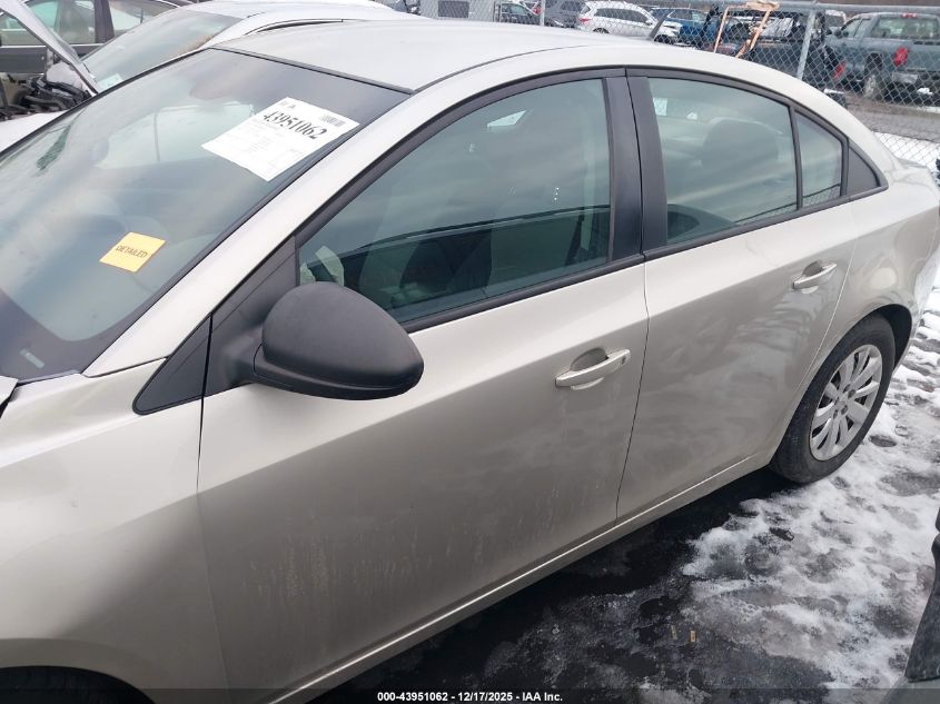 2013 Chevrolet Cruze Ls Auto VIN: 1G1PA5SH6D7147487 Lot: 43951062