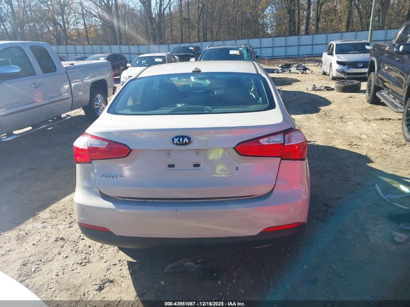 2015 Kia Forte Lx VIN: KNAFK4A63F5360855 Lot: 43951067