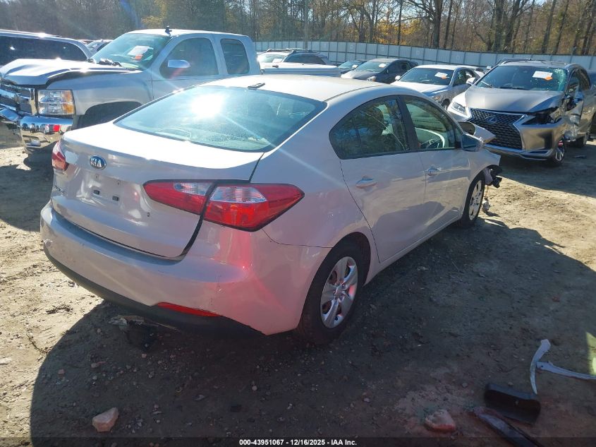 2015 Kia Forte Lx VIN: KNAFK4A63F5360855 Lot: 43951067