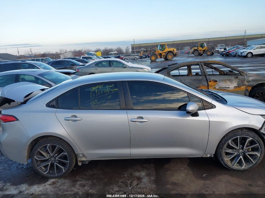 2020 Toyota Corolla Se VIN: JTDS4RCE2LJ052964 Lot: 43951069