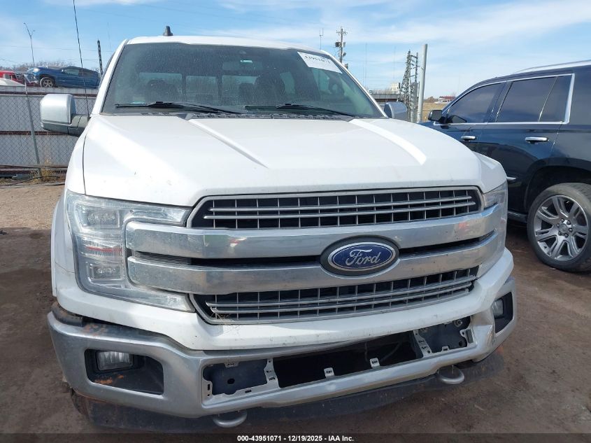 2019 Ford F-150 Lariat VIN: 1FTEW1E55KKD49984 Lot: 43951071