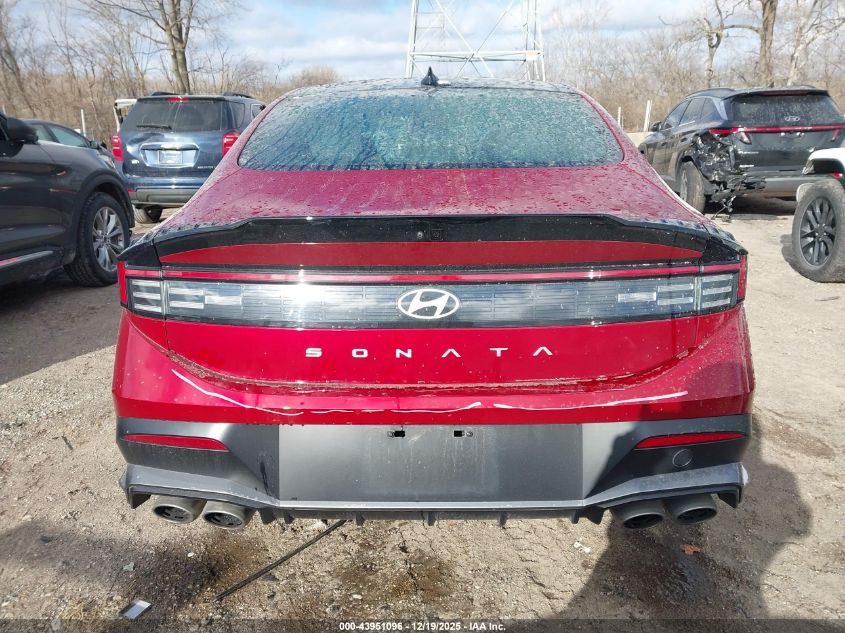 2025 Hyundai Sonata N Line VIN: KMHL54JC3SA431892 Lot: 43951096