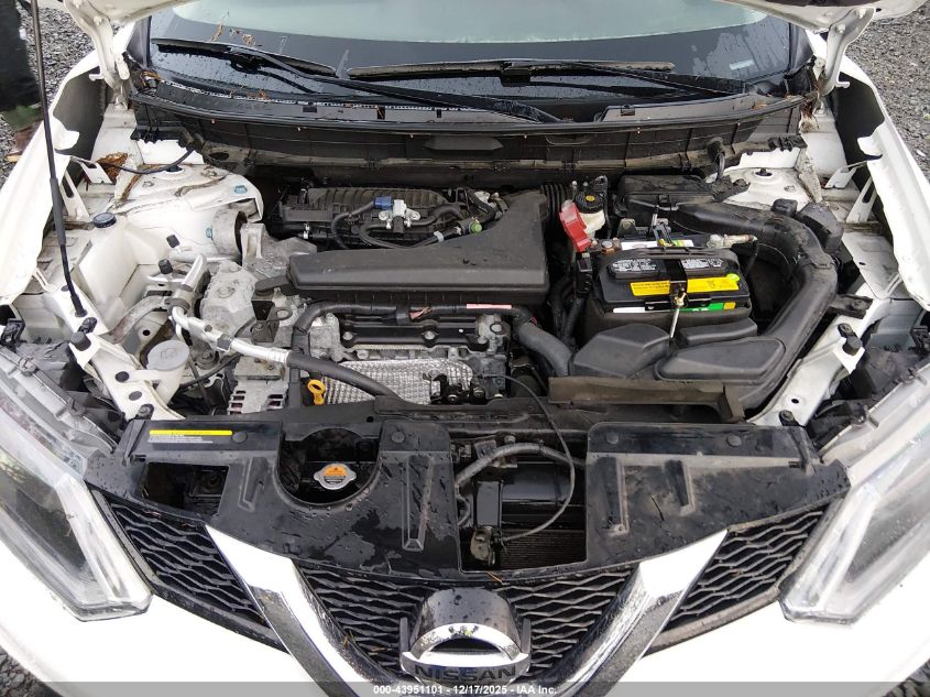 2015 Nissan Rogue S VIN: 5N1AT2MV7FC849168 Lot: 43951101