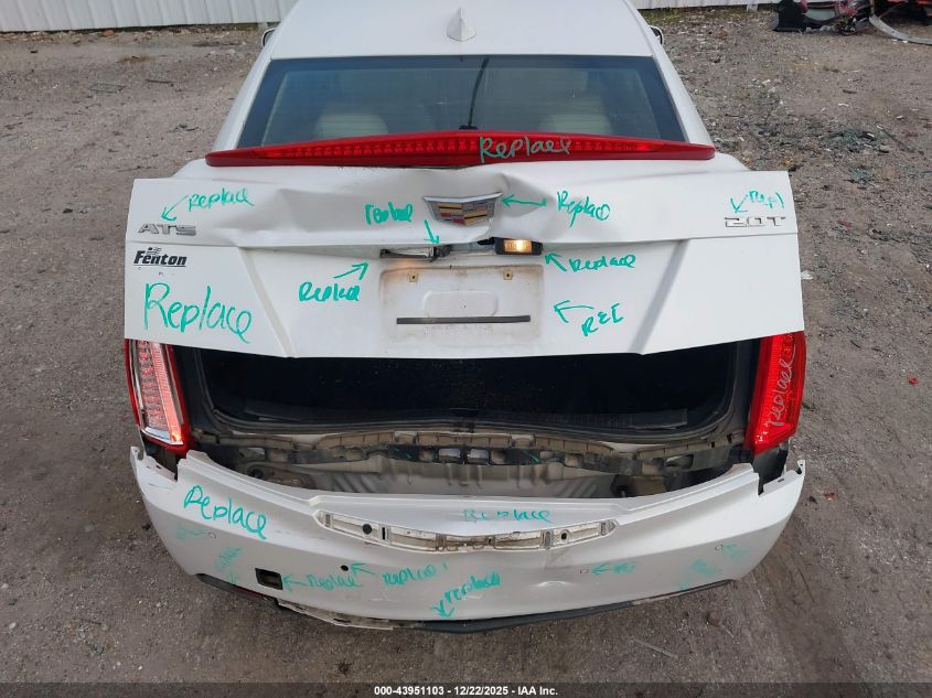 2016 Cadillac Ats Luxury Collection VIN: 1G6AB5RX3G0107813 Lot: 43951103