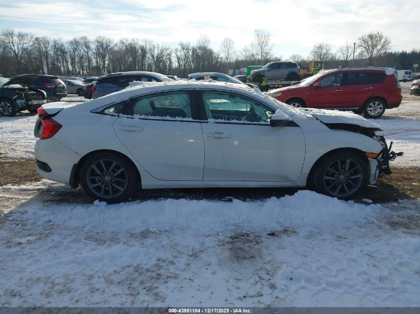 2019 Honda Civic Ex VIN: 19XFC1F35KE201315 Lot: 43951104